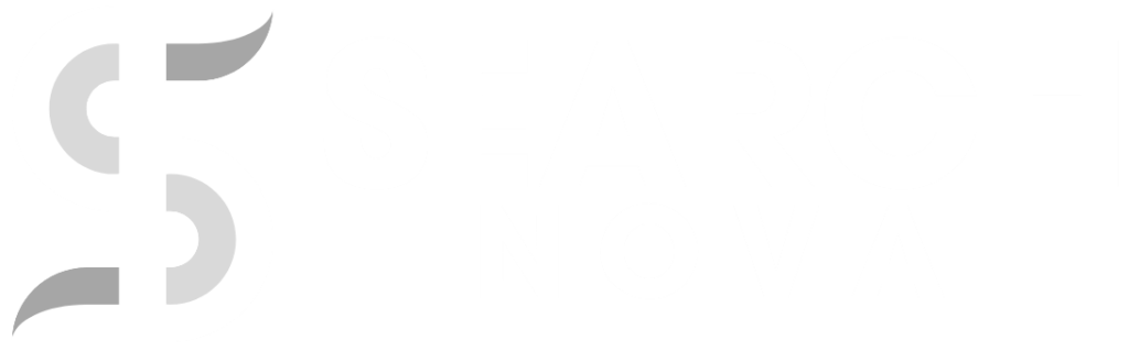 White S and Search Nova written as a logo for Search Nova SEO